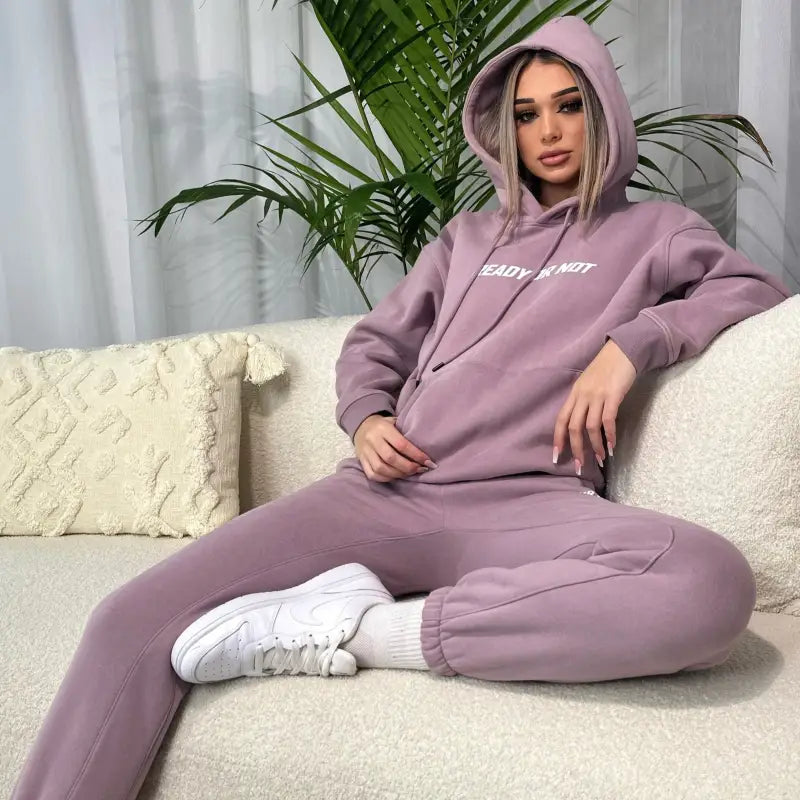 Chocolate Brown Tracksuit Set