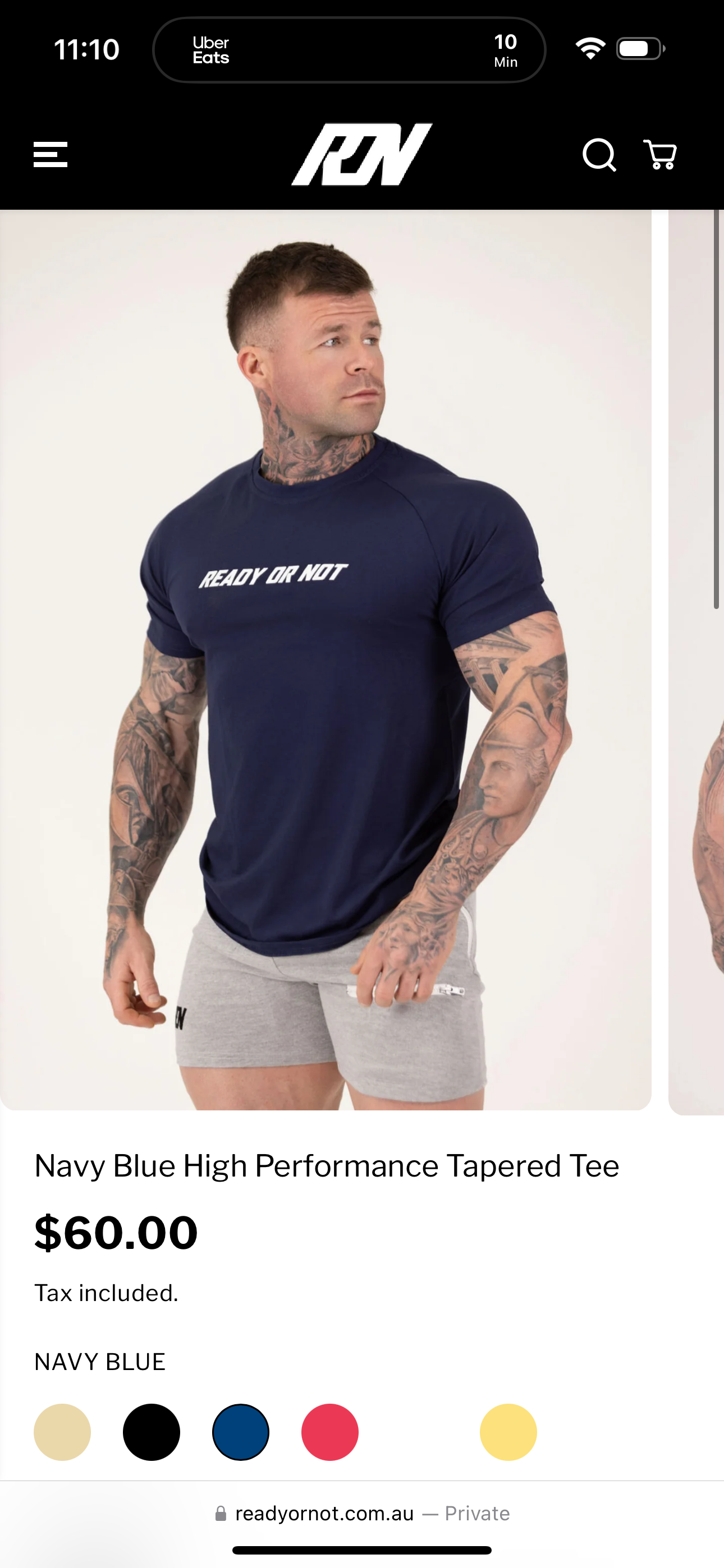 Readyornot Tapered tee