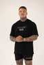 THE ESSENTIAL 1.1 OVERSIZED TEE - BLACK - Ready Or Not Activewear