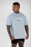 THE ESSENTIAL 1.1 OVERSIZED TEE - BABY BLUE - Ready Or Not Activewear