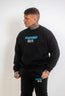ESSENTIAL OVERSIZED CREWNECK - BLACK - Ready Or Not Activewear