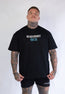 THE ESSENTIAL OVERSIZED TEE - BLACK - Ready Or Not Activewear