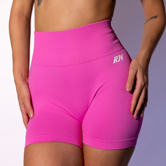 Luxe Scrunch Shorts - Bubblegum