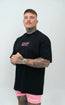 LWD OVERSIZED TEE - BLACK - Ready Or Not Activewear