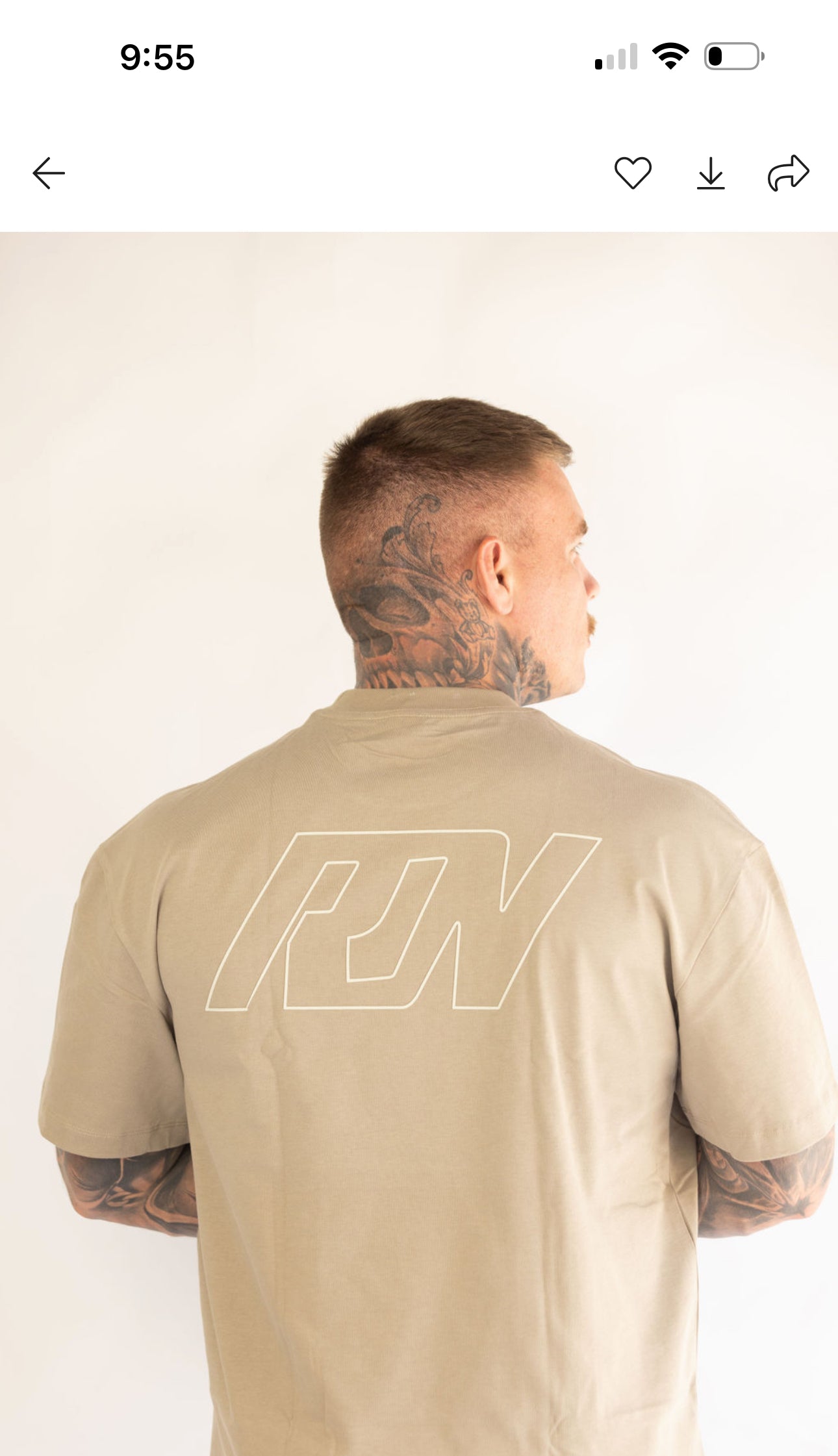 THE ESSENTIAL OVERSIZED TEE - LIGHT BROWN - Ready Or Not Activewear